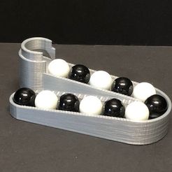 12_Marble_Finish.jpeg Free STL file Marble Run Compatible Compact 12 Marble Finish・3D printable model to download