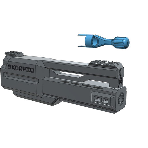 ASG Scorpion Rail Venom Railgun 3D model