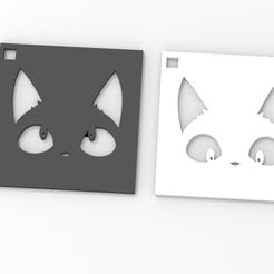 untitled.17.jpg STL file Studio Ghibli Colgante Gato・3D print object to download
