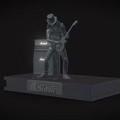 S1.JPG STL file Slash - Saul Hudson 3D print・3D printing design to download