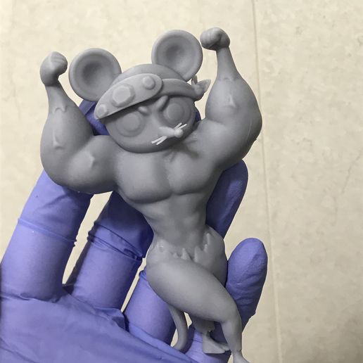 Muscle Mice *Manga Style* Pose 2 3D model