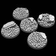 Skull-Base-40mm-Thumbnail-V1.jpg 40mm Skull Bases - round x5 - LegendGames