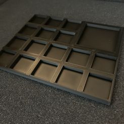 plateau-de-conversion-20mm-carré-vers-25mm-carré-5x4-1-option-40mm.jpg conversion plate 20mm square to 25mm square 5x4 + 1 option 40mm