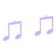 Double notesV3.stl Music notes assortment