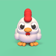 Cod2164-CuteLittleHen-1.jpg Cute Little Hen