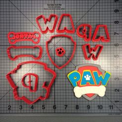 JB_Paw-Patrol-Logo-Cookie-Cutter-Set.jpg Paw Patroll logo cookie cutter cookie cutter canine patrol