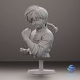 6-16.jpg Ranma ½ - Dual Bust Diorama - 3D Model STL (Presupported)