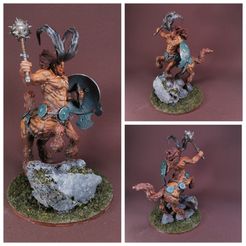 1B9u0xNPl7Q.jpg STL file Centaur god of destruction Nos-Krag・3D printable design to download