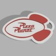 Pizza Planeta .jpg Pizza Planet Keychain