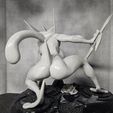 20260325_182214.jpg Modelo de impressão 3D do Pokémon Greninja com curvas