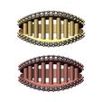 Pin-Double-Diamond-lip-ring-size7-8-01.jpg Fichier STL Bague à lèvres en diamant à mailles en épingle à cheveux - tailles 7 et 8 - modèle d'impression 3D・Modèle imprimable en 3D à télécharger