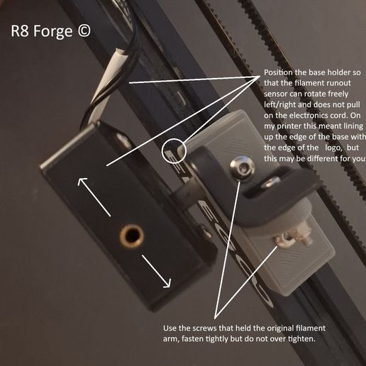 Pic-3,-Mounting-part-1.jpg DWG 10, основание Elegoo Neptune 3 для держателя датчика биения