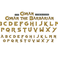 assembly1.png Letters and Numbers CONAN THE BARBARIAN | Logo