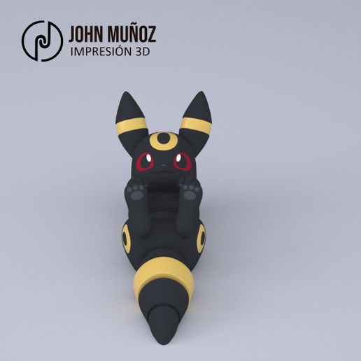Umbreon-articulado-3dprint-pokemon-3.jpg Pokemon Umbreon Articulated