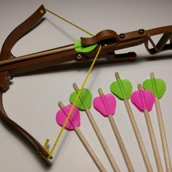 IMAG0008.jpg Free 3D file Mini Crossbow Bolt Fletching Mold・3D printer design to download