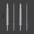 Render10.png Zenless zone zero Ye Shunguang Sword (MainSword) Model for 3dprint