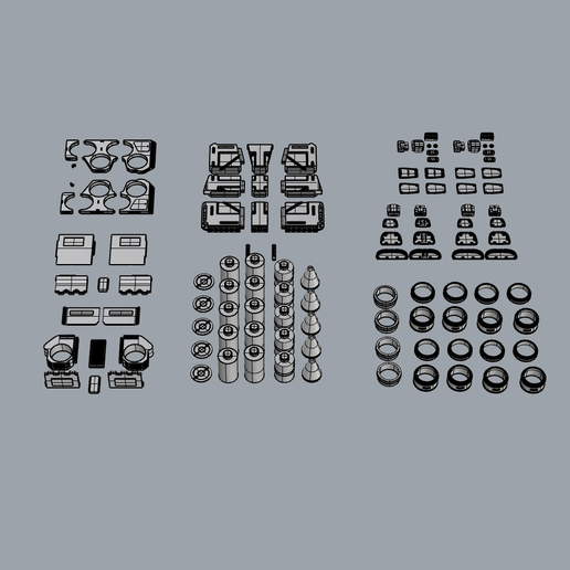 Best_Layout.png Helldivers 2 - Recoilless Rifle and backpack bundle - High Quality 3d Print Models!