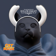 1.png Diadema con cuernos Hollow Knight para perros y gatos - Accesorio Cosplay para mascotas