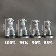 group.jpg STL file 10x body pose truescale rivet armor・3D printing model to download, Fummelfinger