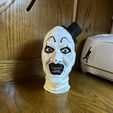 Art the Clown head (2) (terrifier)