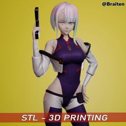 zSTL-01.jpg Fichier 3D LUCY CYBERPUNK・Modèle pour impression 3D à télécharger