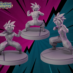gumroad-3.png Archivo STL MARVEL CRISIS PROTOCOL GOHAN PRESUPPORTED INCLUDED・Modelo para descargar e imprimir en 3D