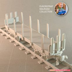 01.jpg Fichier STL Wagon-02 pour le système ferroviaire Euroreprap・Design imprimable en 3D à télécharger
