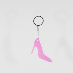 Barbie-1.png Archivo STL LLAVERO BARBIE (ZAPATOS)・Objeto para impresora 3D para descargar