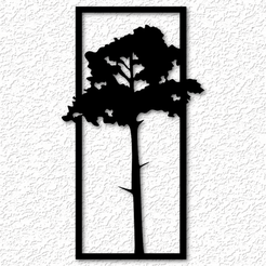 project_20230524_2118034-01.png Archivo STL gratis Árbol prehistórico decoración de pared árbol gigante 2d art・Diseño por impresión en 3D para descargar