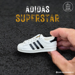 Adidas-Superstar.png Archivo STL 👟 Adidas Superstar 👟・Modelo imprimible en 3D para descargar