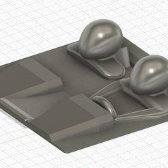 DoubleL-CAD.jpg Interior - Driverfigure  FOR INJORA ROCK TARANTULA BUGGY, TRX4M