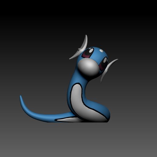 ZBrush-Document.jpg Archivo STL pokemon dratini・Modelo de impresión 3D para descargar, alleph3D