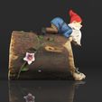 Figure_0005.jpg Gnome Gutter Downspout Extension Decorative Splash Block Statue Rain Gutter Guardian Decoration Outdoor Resin Sculpture