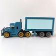 kam3.jpg Cute Cartoon-Style Semi Truck + Trailer