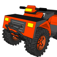 5.png ATV CAR TRAIN RAIL FOUR CYCLE MOTORCYCLE VEHICLE ROAD 3D MODEL 2