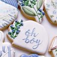 greenery-arch-plaque-cookie-cutter.jpg 4 sizes - Arch Greenery Floral Plaque Cookie Cutter - SHARP cutting edges - So Versatile!
