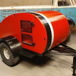20190415_173046.jpg 3D file 1/10 scale Teardrop Camper・3D print design to download