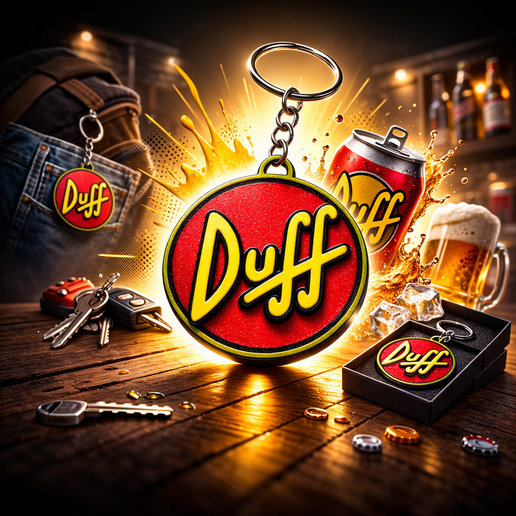 Duff Beer keychain
