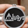 Foto.jpeg Key ring Always (Harry Potter)