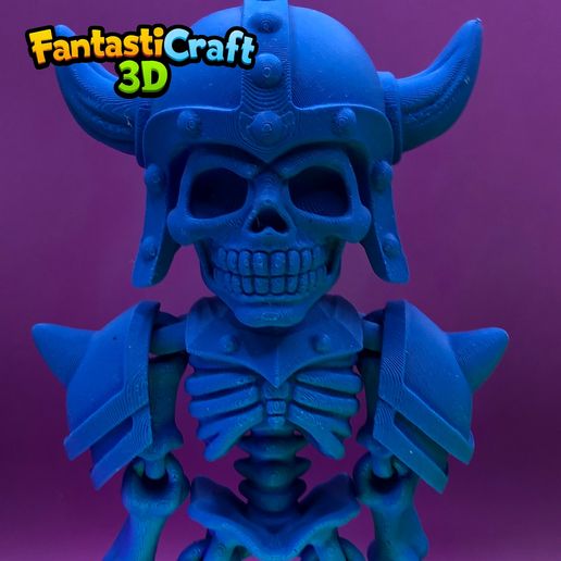 F3D-skeleton-11.jpg FANTASTICRAFT3D - SKELETON KNIGHT FLEXI - Model for 3D printing