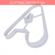 Letter_A~5.75in-cookiecutter-only2.png Letter A Cookie Cutter 5.75in / 14.6cm