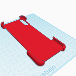 A70.png Download STL file Galaxy A70 Case • Template to 3D print, Print-T3D