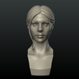 G_Head-02.png Download OBJ file Girls Head • Model to 3D print, Skazok