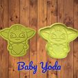 PhotoRoom_20210223_73758-a.m.jpg Baby Yoda cookie cutter / Cortador de galleta de bebe Yoda