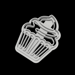 Cortante_Cupcake-v1.png STL-Datei Cupcake-Ausstecher・Modell zum Herunterladen und 3D-Drucken