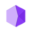 Maceta hexagonal.stl HEXAGONAL WALL POT (Hexagonal wall pot)