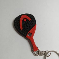 wilson padel racket/shovel key chain