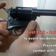 to avoid i on cea Prevent firing pin ' contact with the primer Revolver Colt SAA Peacemaker Fully Functional Cap Gun BB 6mm Scale 1:1