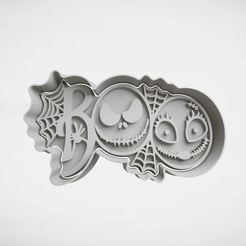 push-diseño.png Archivo 3D Boo De El extraño mundo de jack・Modelo para descargar y imprimir en 3D