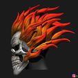04.jpg Ghost Rider mask -Agents of SHIELD - Marvel comics 3D print model